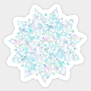 Pretty Metallic Mandala III Sticker